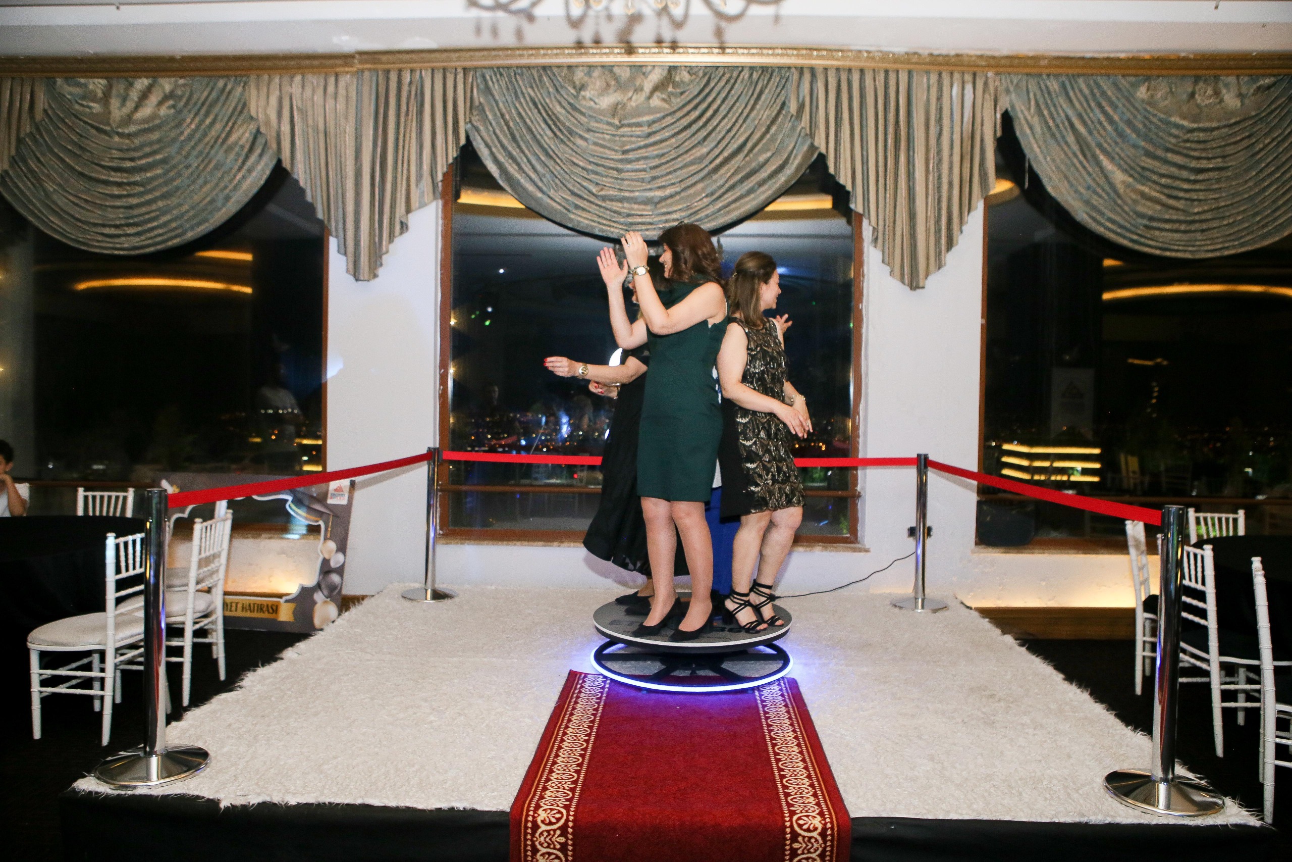 360 Video Booth etkinlik alanı